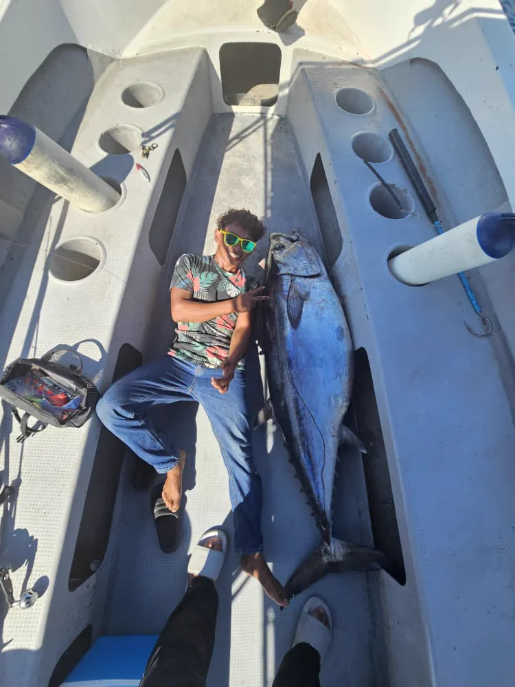 Deep sea fishing trip Semporna Borneo
